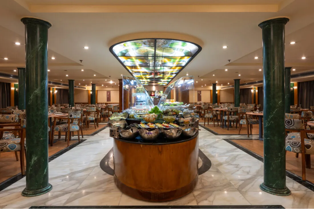 Lounge aboard the Lady Mary Nile Cruise Nile cruise